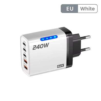 Carregador GaN 240W 5 em 1