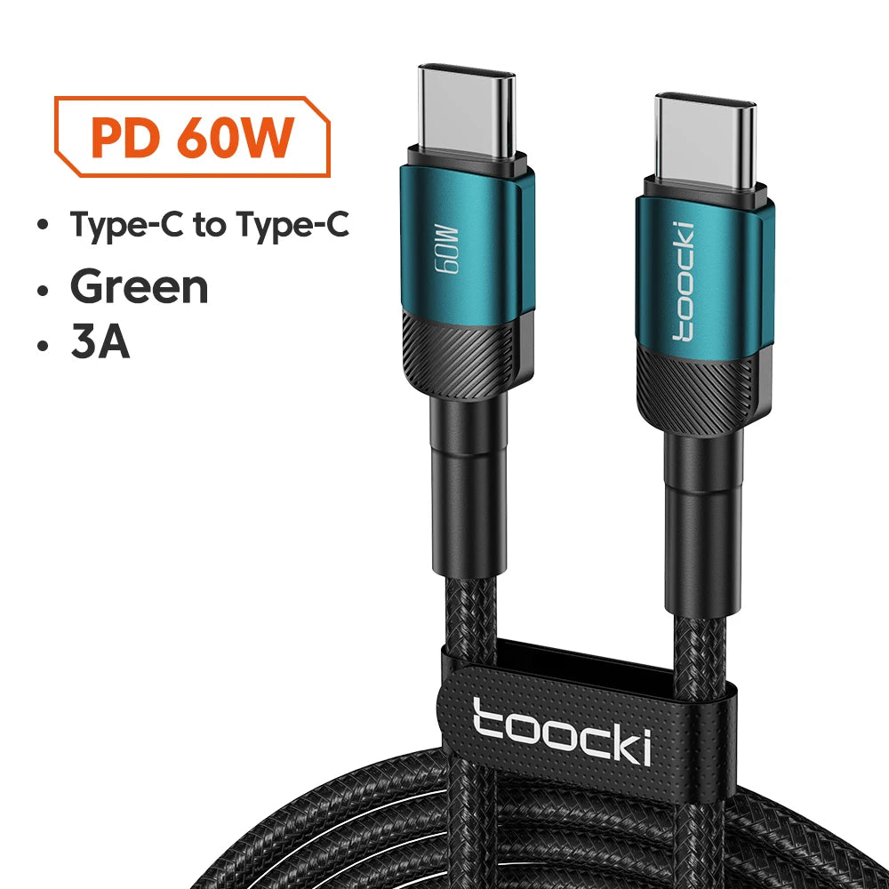 Cabo USB-C 100W | Carga Rápida PD 3.0