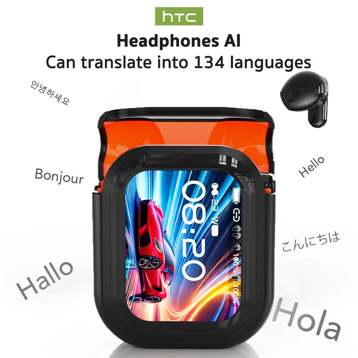 Fone Inteligente com Tradução IA