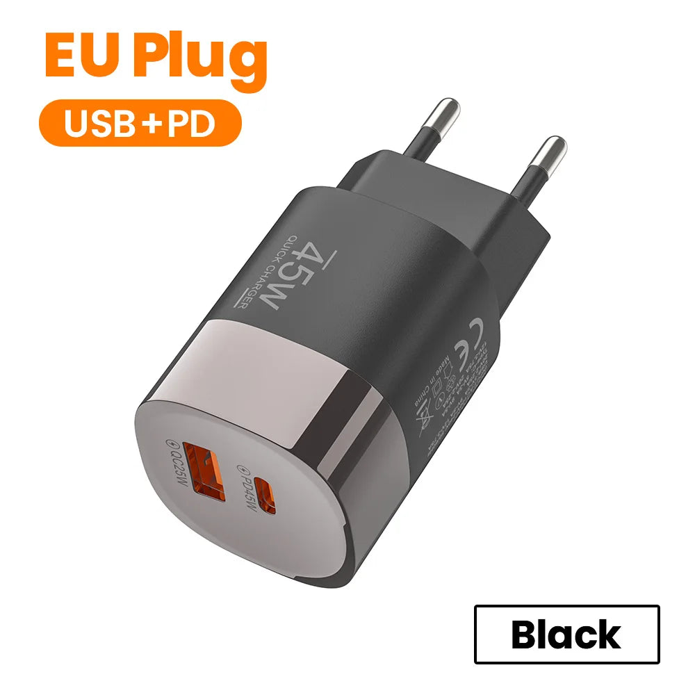 Carregador Turbo 45W USB-C