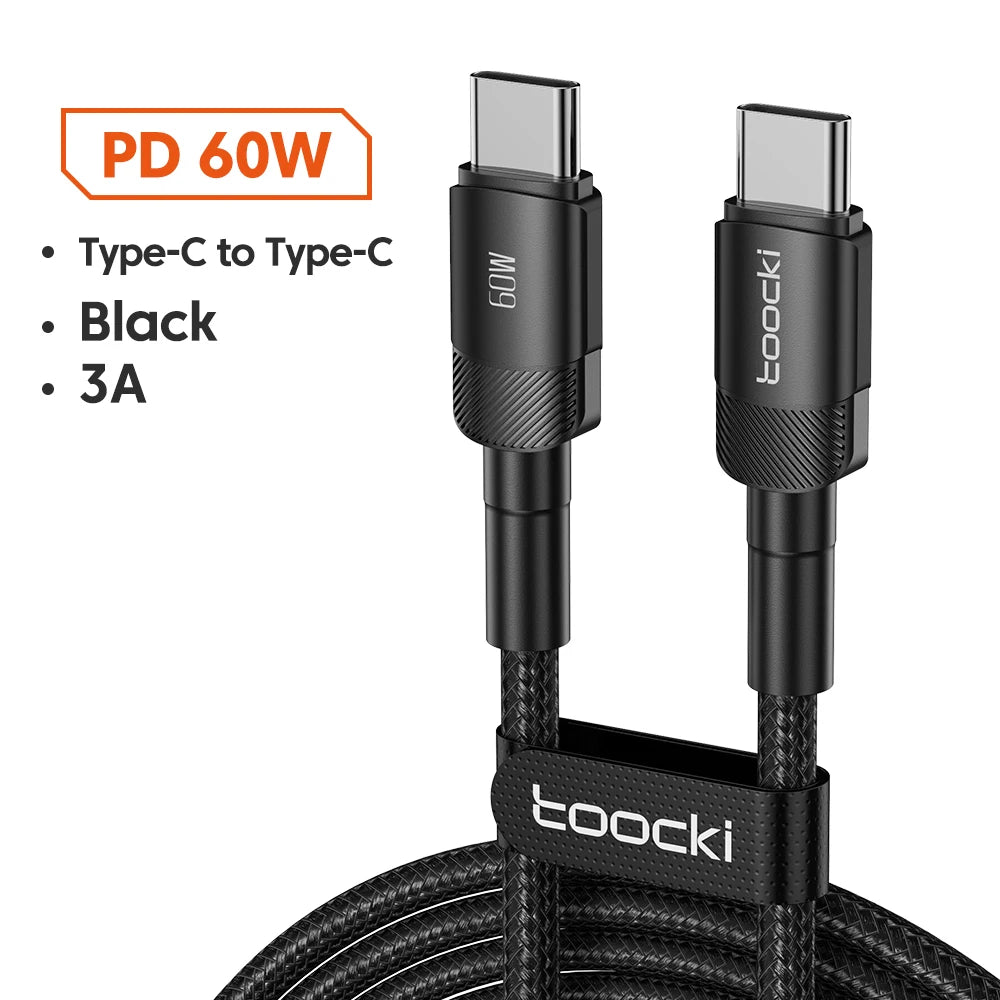 Cabo USB-C 100W | Carga Rápida PD 3.0
