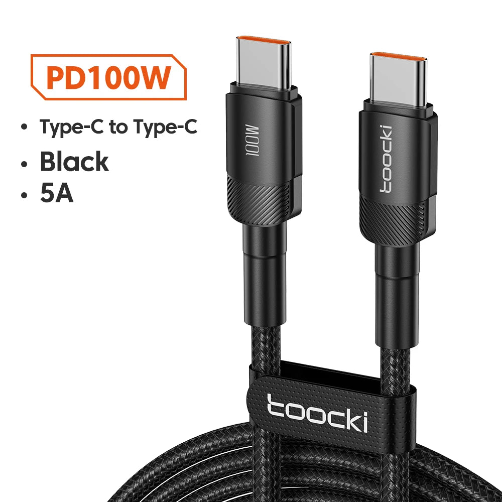 Cabo USB-C 100W | Carga Rápida PD 3.0