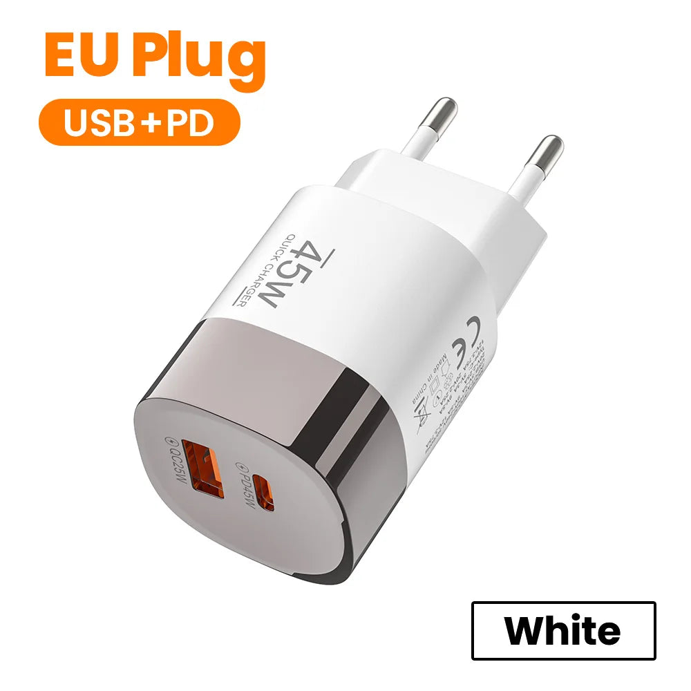 Carregador Turbo 45W USB-C