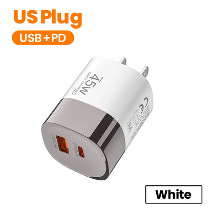 Carregador Turbo 45W USB-C