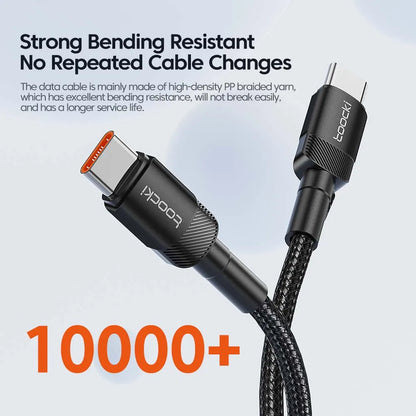 Cabo USB-C 100W | Carga Rápida PD 3.0