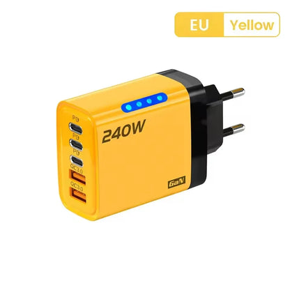 Carregador GaN 240W 5 em 1