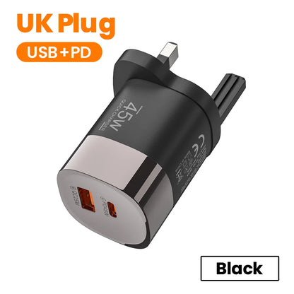 Carregador Turbo 45W USB-C