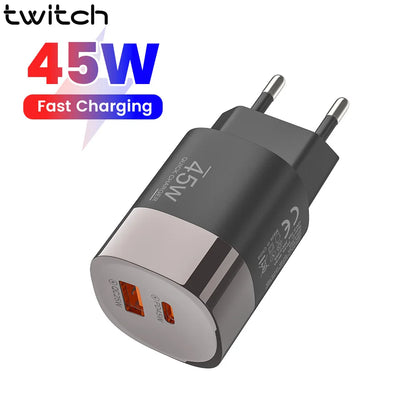Carregador Turbo 45W USB-C