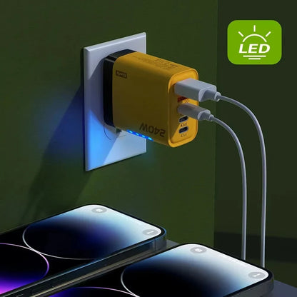 Carregador GaN 240W 5 em 1