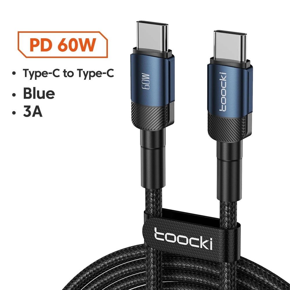 Cabo USB-C 100W | Carga Rápida PD 3.0