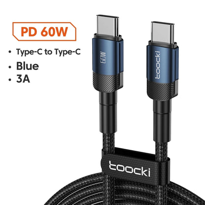 Cabo USB-C 100W | Carga Rápida PD 3.0