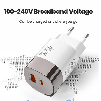Carregador Turbo 45W USB-C
