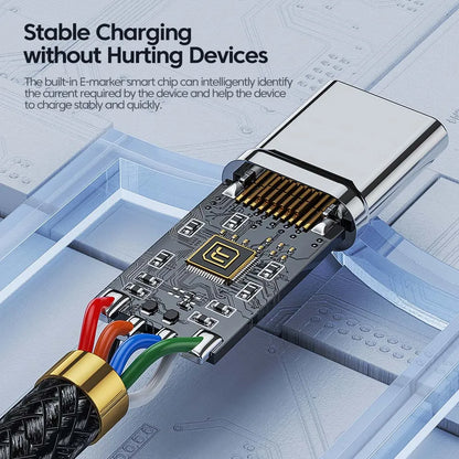 Cabo USB-C 100W | Carga Rápida PD 3.0