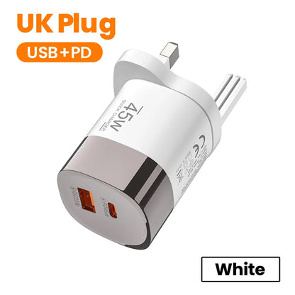 Carregador Turbo 45W USB-C