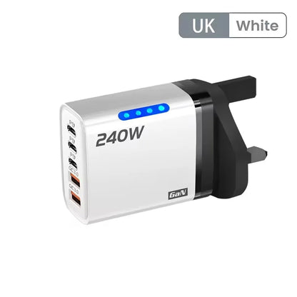 Carregador GaN 240W 5 em 1