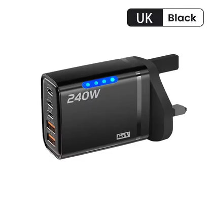 Carregador GaN 240W 5 em 1