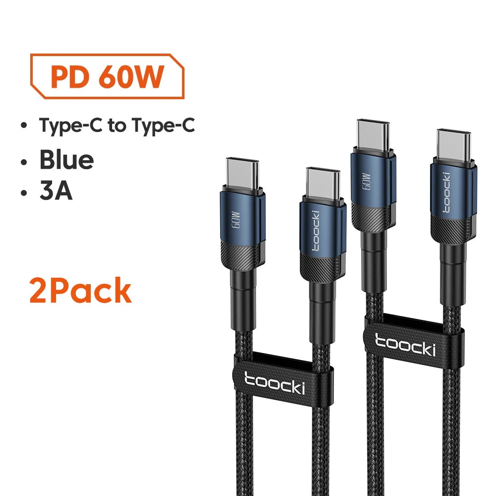 Cabo USB-C 100W | Carga Rápida PD 3.0